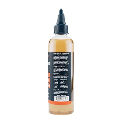 Made Here Co. Multi-use Lubricating Penetrant Oil - High-Performance, Rust Prevention, Non-Toxic Formula, 4oz - Ideal for Home, Automotive, and Industrial Use - size: Multipurpose Oil 4 Oz (Pack of 1)