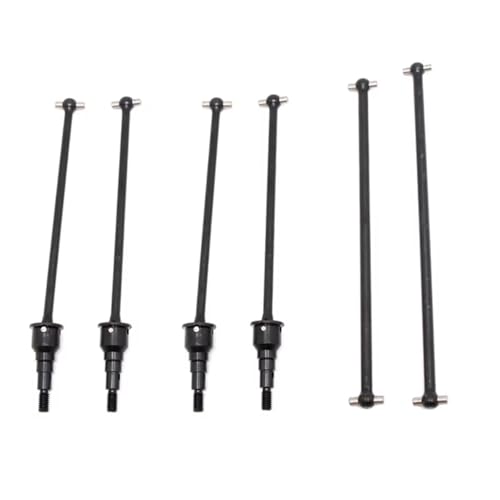 Compatible with Losi for Rock for Racer for Buggy 1/10 RC Car Upgrade Parts Accessories 1 Set Metal Front Rear Drive Shaft Dogbone RC Car Accessories