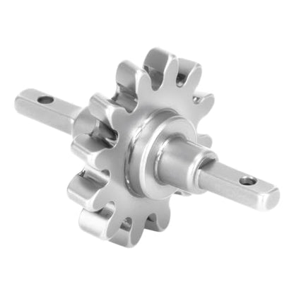 Ultralight Aluminum Transmission Skid Plate Kit,Gearbox with Metal Gears Set for 1/30 Axial SCX30 Upgrade Parts (Stainless Steel Gears) - color: Stainless Steel Gears