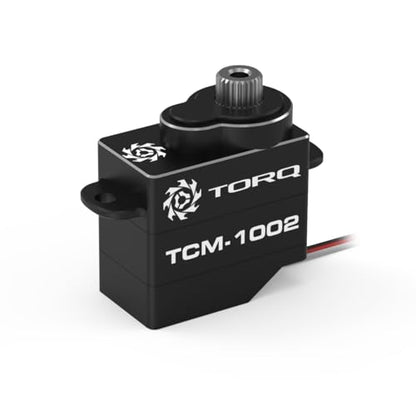 Helidirect TORQ 9g Mini-Z-Car Micro Programmable RC Servo - High Speed Titanium Gear Micro Digital Coreless Servo with Aluminium Case for 1/28 Scale RC Drift Car, Racing Cars Upgrade Parts (TCM-1002)