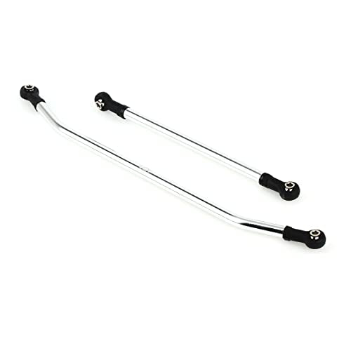 LCX Racing 1/10th RC Crawler Car Aluminum AR60 OCP Front Steering Link for Axial Wraith RR10 SMT10 AX10, Upgrades Parts Accessories (Silver) - color: Silver
