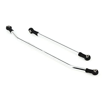 LCX Racing 1/10th RC Crawler Car Aluminum AR60 OCP Front Steering Link for Axial Wraith RR10 SMT10 AX10, Upgrades Parts Accessories (Silver) - color: Silver