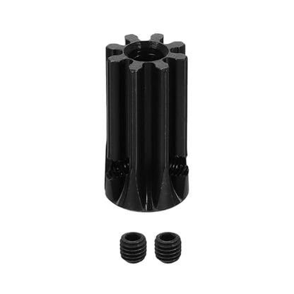 uxcell 1.5 Mod 8T Spur Gear 5mm Bore, 1045 Steel Pinion Gear Black Surface Treatment, 20°Pressure Angle, for Spur Rack and RC Model Car or Motor DIY - size: 1.5 Mod 8T, 5mm