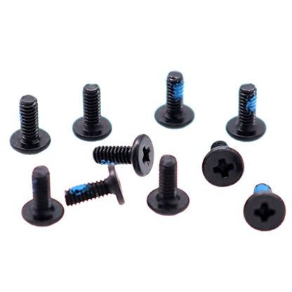 Deal4GO M2x5mm Flat Head Phillips Screw Replacement for Dell HP ASUS Acer Lenovo Laptop Hard Drive Caddy Carrier Bottom Case - Black - size: M2x5.0mm