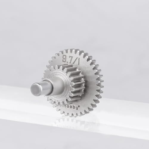 9.7:1 Stainless Steel Overdrive Transmission Gear for TRX4M Stock Speed Gears Pinion Set Replacement 1/18 RC Crawler Car - size: 9.7:1