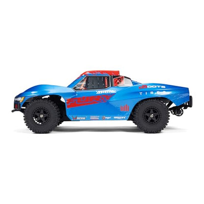 ARRMA RC Truck 1/10 FURY 2wd 223S BLX Brushless Short Course Truck RTR (Battery and Charger Not Included) with DSC, Blue, ARA3521T1 - color: Blue