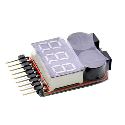 5X BBX1-8S 1-8S 2IN1 Lipo Battery Voltage Tester/Battery Voltage Checker Dual Speaker,Without Case