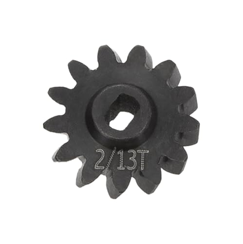 MEUS RACING SCX24 2-13T Overdrive Differential Gear Helical Diff Gears Set for Axial SCX24 Deadbolt C10 JLU Gladiator Bronco 1/24 RC Crawler Car Upgrade Parts, 2 Sets - size: 2-13T