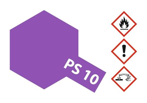 Tamiya Polycarbonate PS-10 Purple Spray 100 ml TAM86010 Lacquer Primers & Paints