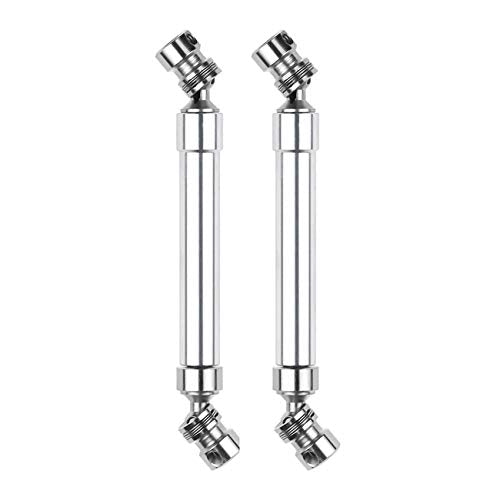 2 Set Metal CVD Drive Shaft 110-160Mm for 1/10 RC Rock Crawler SCX10 90046 Trx4,Red & Silver