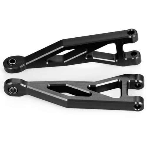 Rear Upper&Lower Suspension Arms for ARRMA 1/18 Typhon Granite Grom | 380 Brushed 4X4 Monster Truck 4 PCS/Set Black Aluminum Upgrades Parts - color: Black