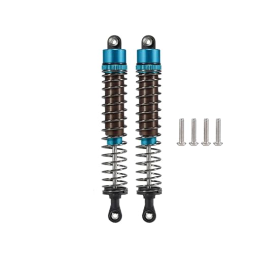 Rc Shocks Oil Filled,2PCS 52mm-120mm Oil Leakproof For 1/10 RC Buggy Truggy On Road Touring Drift Cars Monster Trucks Upgrade Parts (2pcs 110mm blue) - color: 2pcs 110mm blue