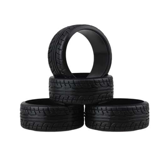 8pcs 1/10 RC Drift Tires 65 * 26mm for On Road Racing Car Drift RC Touring Car (Style B) - style: style B