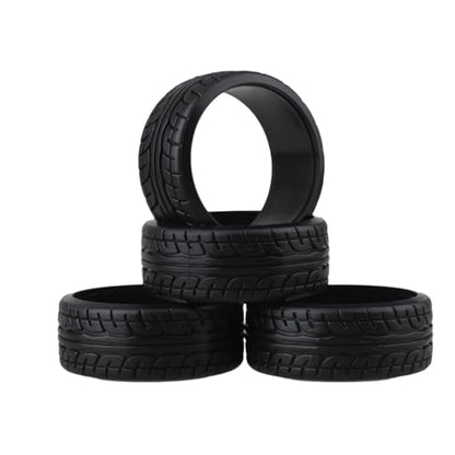 8pcs 1/10 RC Drift Tires 65 * 26mm for On Road Racing Car Drift RC Touring Car (Style B) - style: style B