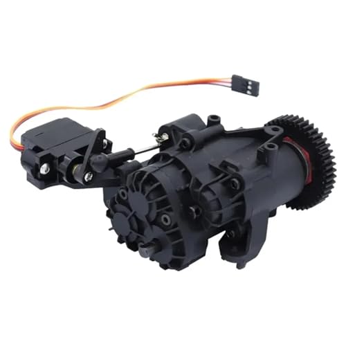 2 Speed Transmission Gearbox with Internal Gears and Servo for 1/10 RC Crawler for TRX4 TRX6 Upgrade Parts