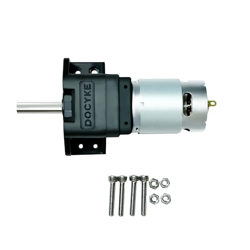 DC Planet Gear Motor(550KG.CM) 6v12V18V22v 200W High Torque Mini Metal Reduction Geared Motor for DIY Robot Rotating Table Door Lock Curtain Machine Gear Reducer Combo