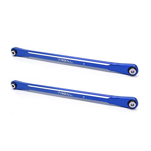 TREAL Aluminum 7075 Camber Links, Rear Suspension Links Compatible with 1/8 Sledge (Blue) - color: Blue