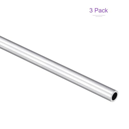 DMiotech 3Pack (8mm OD x 5mm ID) 6063 Aluminum Round Tube 300mm Length Industry Metal Tubing for Machinery Frame Construction DIY Projects - size: 8mm x 5mm x 300mm