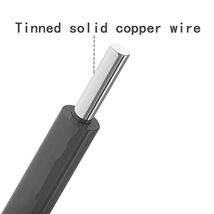 TUOFENG 22 AWG Solid Core Wire - Breadboard Jumper, Red 100ft - size: 22 AWG solid wire red 100ft