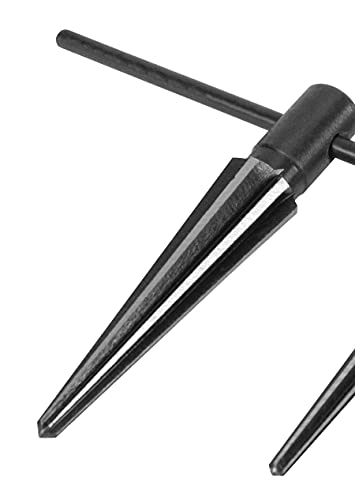 Performance Tool W2967 Tapered Reamer Set with T-Handle and Carbon Steel Contstruction to Align Holes or Remove Burrs from Pipe, Tubes, and More (2-Piece), Black - style: Tapered Reamer Set (2pc)