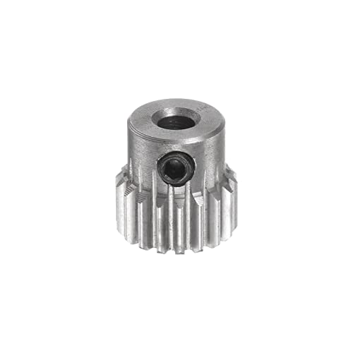 HARFINGTON Pinion Gear 3mm Bore 18T Mod 0.5 Stainless Steel Spur Diff Differential Motor Gear RC Car Replacement Parts - style: 18T