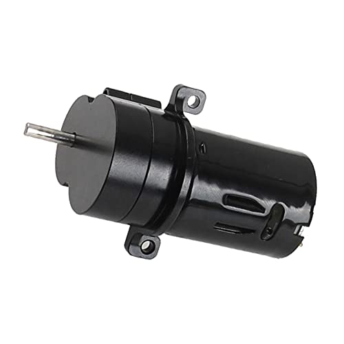 Aluminum Alloy Gearbox Housing Gear Box & Steel Gears with 370 Motors Compatible with WPL D12 1/10 RC Car (Black) - color: Black