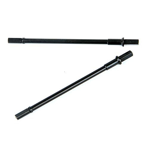LCX Racing 1/10th RC Crawler Car Hard Steel Rear Axle Drive Shaft Dogbone Straight Shaft for RC Car Axial Capra Unlimited Trail Buggy UTB10, Upgrades Parts Accessories