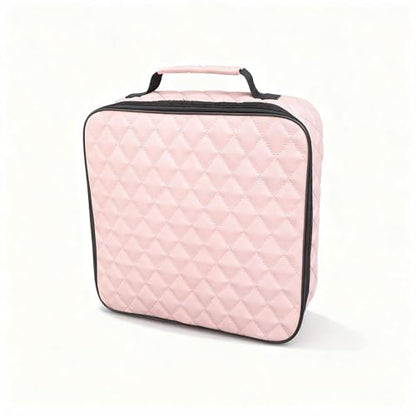 Jumper Cable Bag, Tools Cable Bag, Car Storage Box, 12.6x3.54x12.6In Organize for EV Charging Cord, Hoses (Pink)