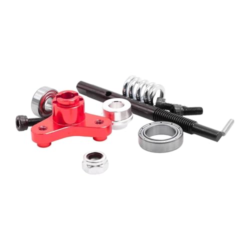 RC Car Clutch Combination Clutch Assembly Replacement Hobby Model 1/10 Clutches Combo Clutches Bell Set for 2WD, Red - color: Red