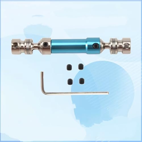RC Car Drive Shafts Compatible with Wltoys 12428 12423 1/12 Rc Short Course for Desert for Buggy Off Car Parts 1Pcs Metal Rear Center Drive Shaft Cvd
