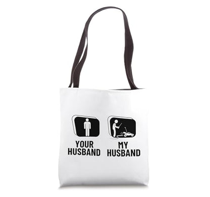Remote Control Racing Your Husband My Husband Wife RC Cars Tote Bag