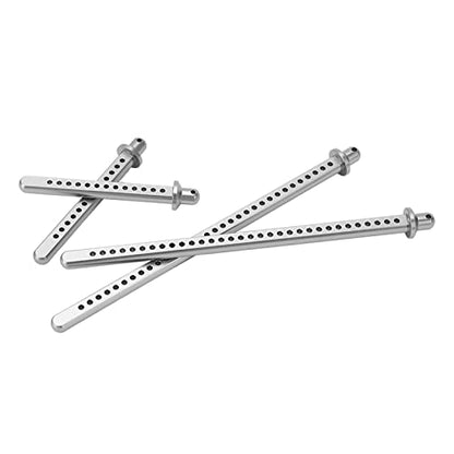 4Pcs RC Car Shell Column, Aluminum Alloy Front Rear Extended Body Post Mount, RC Car Shell Column for Axial SCX10 90046 1/10