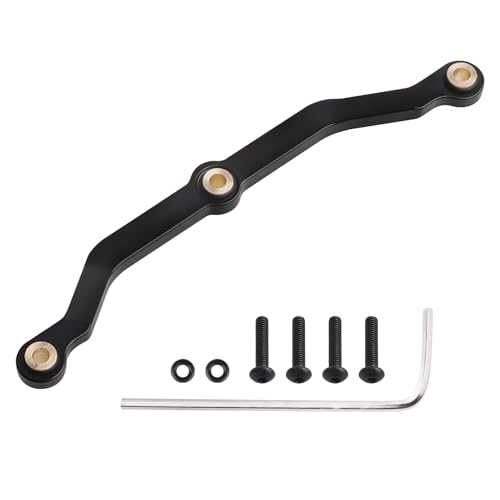 Black Brass Steering Link for 1/18 Scale TRX4M TRX4MT RC Crawler Upgrade Parts, 10g