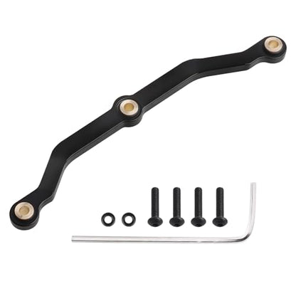 Black Brass Steering Link for 1/18 Scale TRX4M TRX4MT RC Crawler Upgrade Parts, 10g