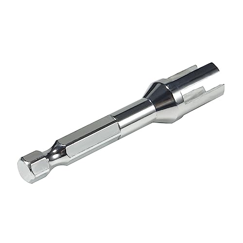 AMK RC Tool Kit 6.35mm Hex Bit Linkages Link Rod Ends Installing Equipment for 1/10 Scale Accessories SCX10 TRX4 Upgrades (Silver) - color: Silver