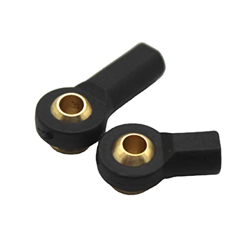 2pcs Universal Ball Head Joint Lever Steering Linkage Tie Rod End Ball Head End for RC Robot Crawler Car - color: * 3 × H6 × L15mm × M3 (Pull Rod Hole)