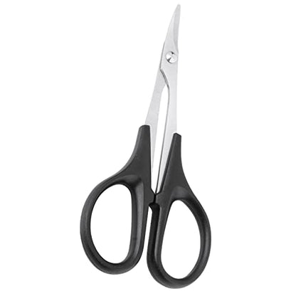 RC Body Reamer 0-14mm Hole Puncher w/Sleeve and Curved Scissors & Straight Scissors Set RC Car Body Mounting for RC Car Truck Bodyshell Repair Tools (Black) - color: Black