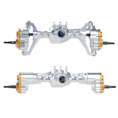 Aluminum +4mm Extended Front Rear Portal Axles Set Assembly for Redcat Ascent-18 1/18 Scale RC Crawler Upgrades