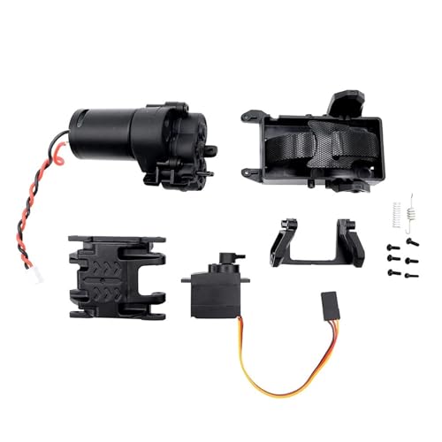 Rc Accessories for TRX4M for Bronco for Defender for JJRC C8809 C8801 1/18 2-Speed Gearbox Assembly Transmission Motor Set with Servo RC Crawler
