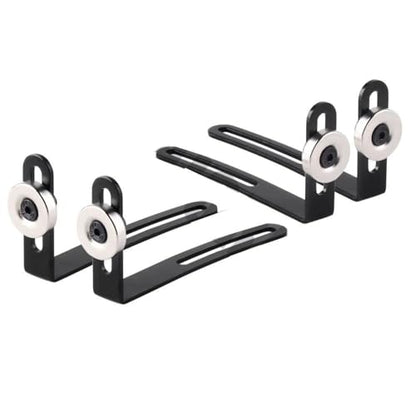 RC Crawlers Components For Axial For SCX10 90046 D90 RC Car Shell Body Mount Metal L-Bracket With Magnet 1:10 RC Crawler Car Parts Replacement Accessories