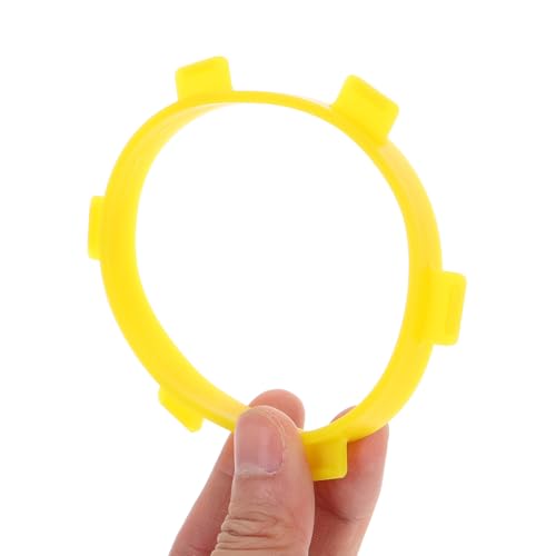 HANABASS Rc Tire Mounting Tool with Rubber Bands for Remote Control Cars and Short Trucks Yellow Rc Tire Glue Accessory for Off-Road and Electric Vehicle and Mounting