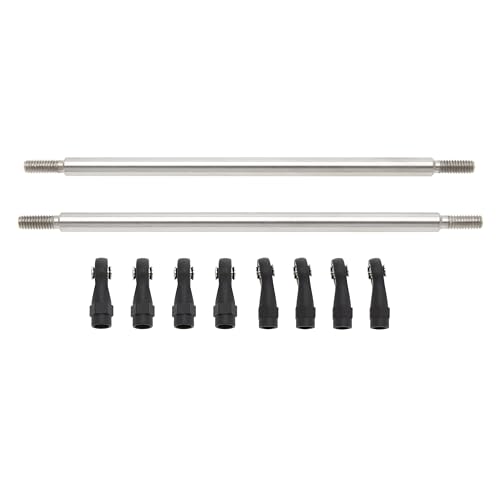 MEUS RACING 1/10 Links Steel Chassis Links Kit for Traxxas TRX4 Axial SCX10 Tamiya CCO1 Redcat Gen8 1/10 RC Crawler (115MM) - size: 115MM