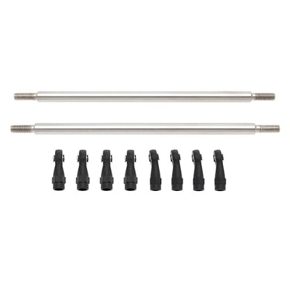 MEUS RACING 1/10 Links Steel Chassis Links Kit for Traxxas TRX4 Axial SCX10 Tamiya CCO1 Redcat Gen8 1/10 RC Crawler (115MM) - size: 115MM