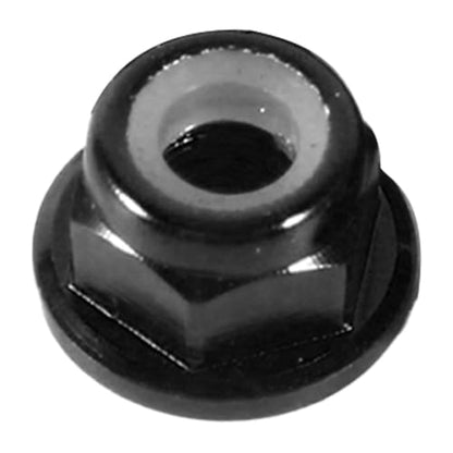 Insert Lock Nuts – Aluminum Alloy Hex Flanged Nylon Lock Nuts,Avoid Loosening Hardware Fasteners for RC Car Truck Crawler Wheels(M4,Black)(Black-M4) - color: Black-M4