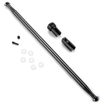 Tra-xxas Aluminum Alloy Slash VXL 4x4 Big Bone Center Driveshaft Outdrives 1/10 RC Upgrades Parts (Black) - color: Black
