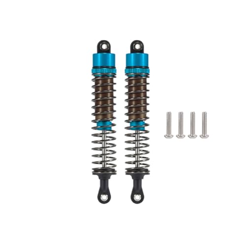 Rc Shocks Oil Filled,2PCS 52mm-120mm Oil Leakproof For 1/10 RC Buggy Truggy On Road Touring Drift Cars Monster Trucks Upgrade Parts (2pcs 100mm blue) - color: 2pcs 100mm blue