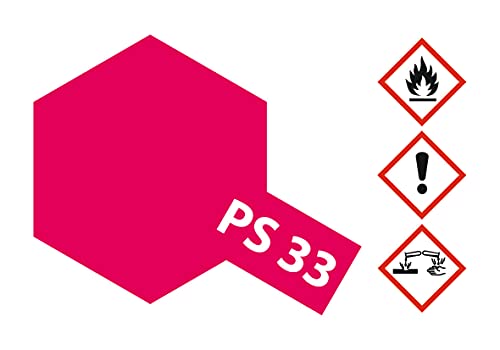 Tamiya 86033 PS-33 Cherry Red Spray Paint, 100ml Spray Can