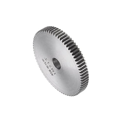 HARFINGTON Straight Spur Gear 10mm Bore 71T Mod-1 Hardened 45# Steel Spur Diff Differential Motor Gear RC Car Replacement Parts - style: 71T