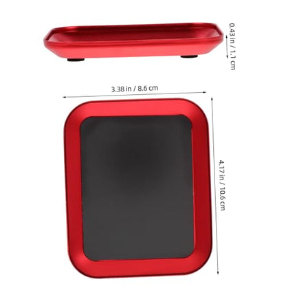 SOLUSTRE 2pcs Magnetic Screw Tray for Rc Car and Hobbyists, Aluminum Alloy Storage Bowl with Smooth Rounded Edges, Quick Sorting Holder for Screws and Bolts, for Detailed Tasks and Repairs