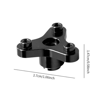 RC Car Clutch Combination Clutch Assembly Replacement Hobby Model 1/10 Clutches Combo Clutches Bell Set for 2WD, Black - color: Black